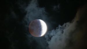 Así se ha visto el eclipse lunar desde Fuerteventura