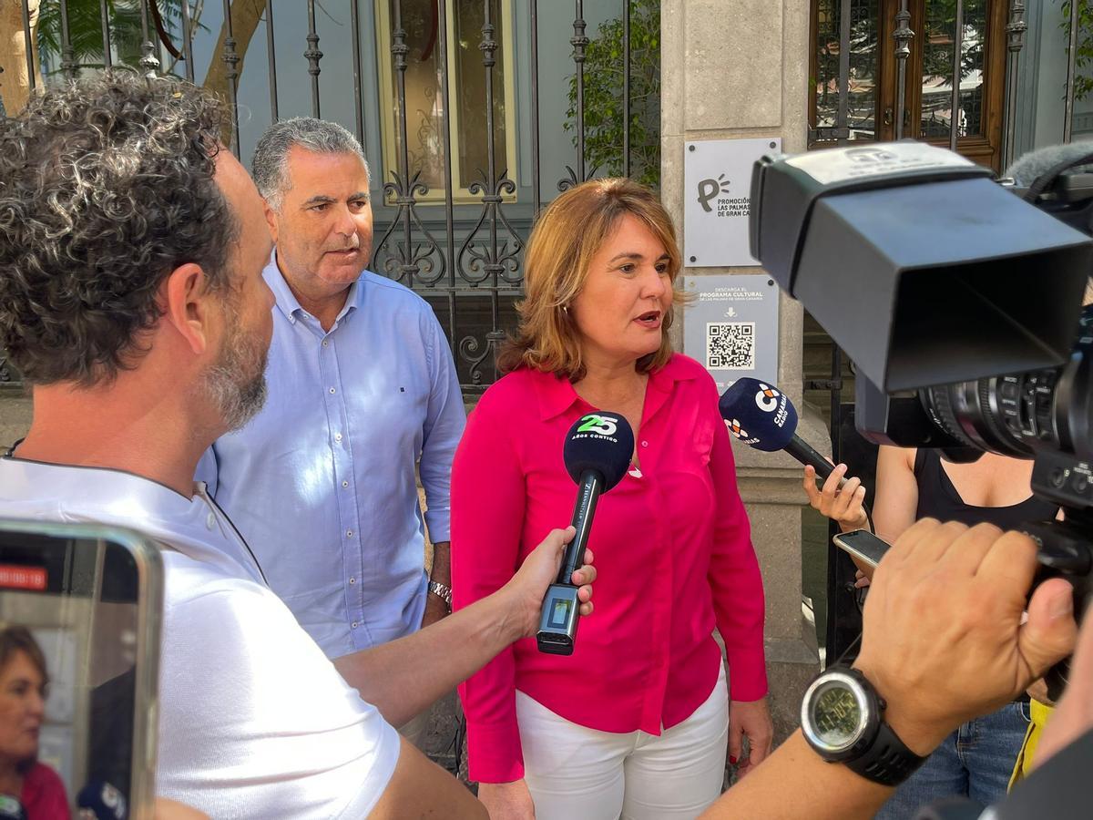 La portavoz del PP, Jimena Delgado, este viernes.