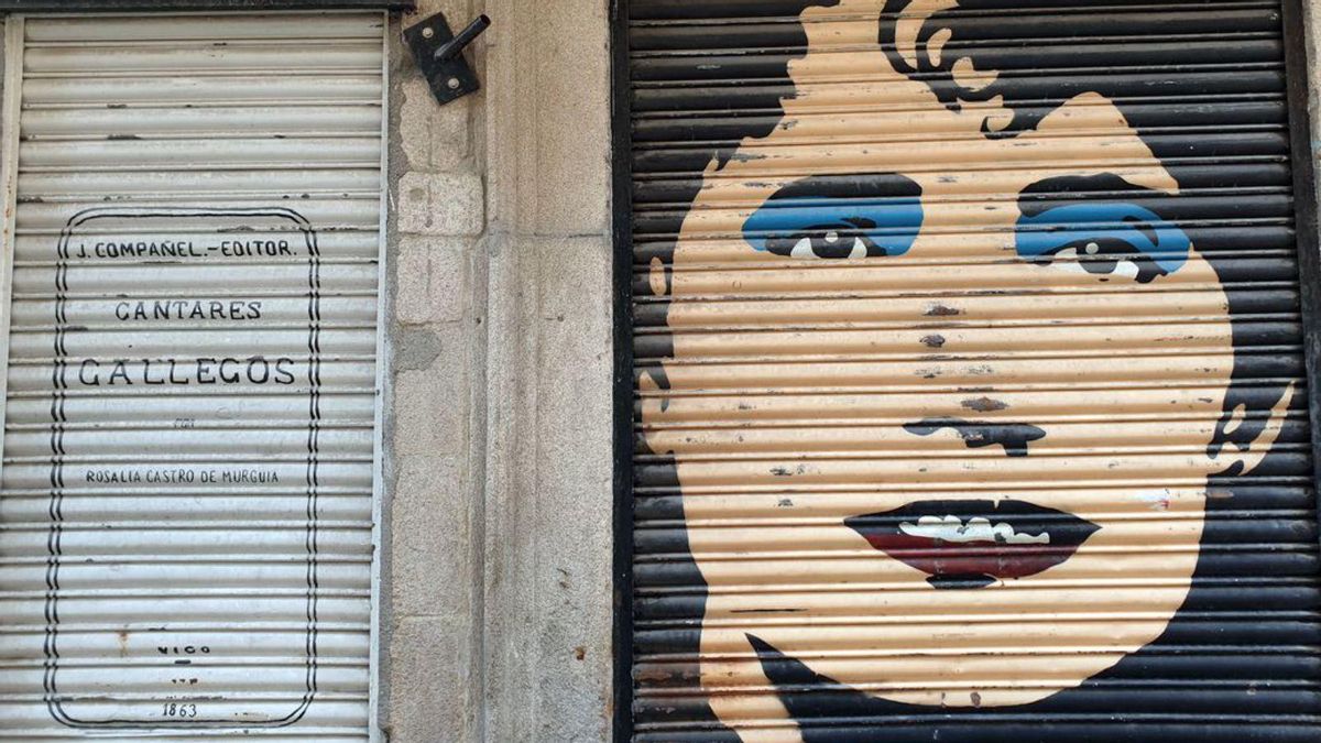 Bajo en el que se ubicaba la imprenta Juan Compañel en Vigo.
