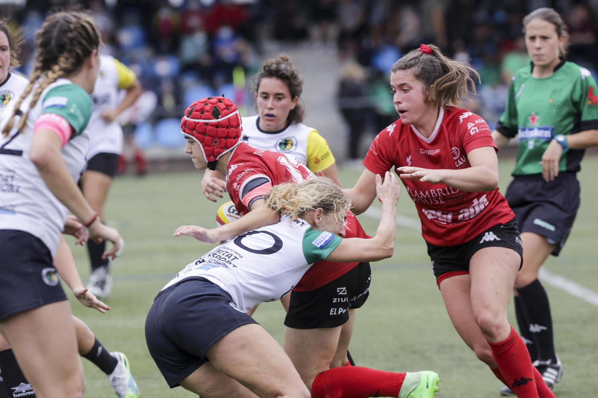 Victoria del Rugby Turia ante CAU Valencia en División de Honor B femenina de rugby