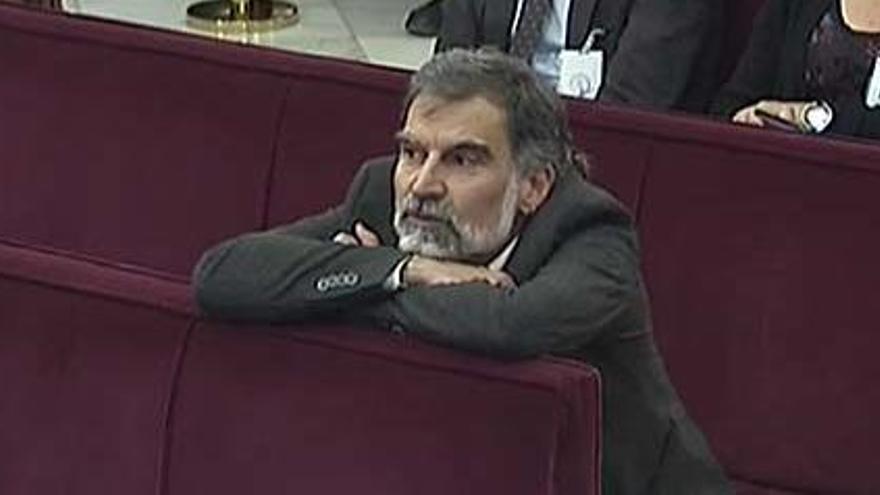 Cuixart, en una sesión del juicio del &#039;procés&#039;.