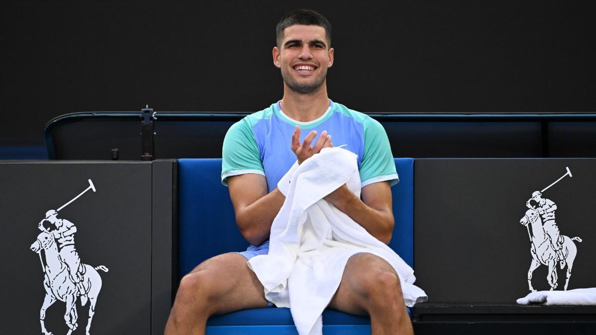Carlos Alcaraz, preparado para debutar en el Open de Australia 2025