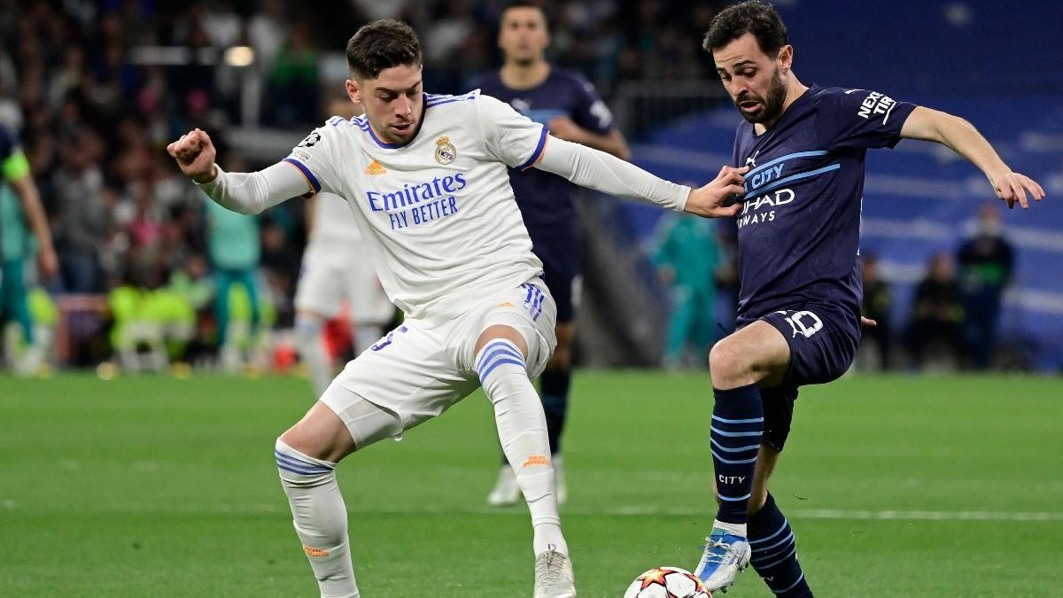 Valverde, durante una acción del duelo con Bernardo