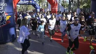 Emoción y solidaridad en una Ruta 091 de Elche marcada por la pérdida del policía Norberto Perea
