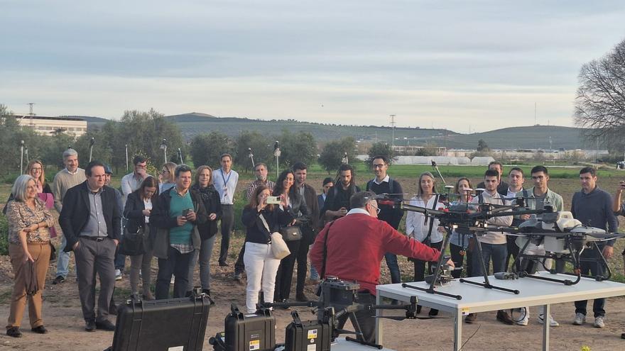 El Ifapa de Córdoba muestra un proyecto sobre sensores en drones para el campo