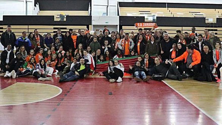 El equipo naranja no estuvo solo en el Bembibre Arena