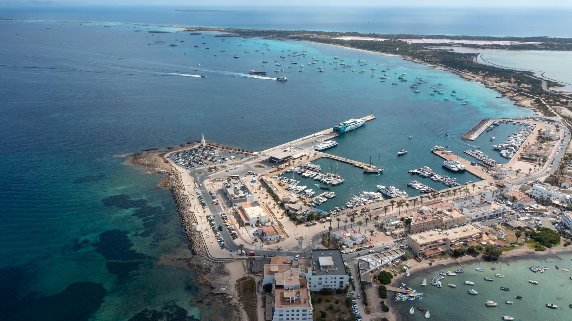 Las espectaculares imágenes de Formentera desde el aire.