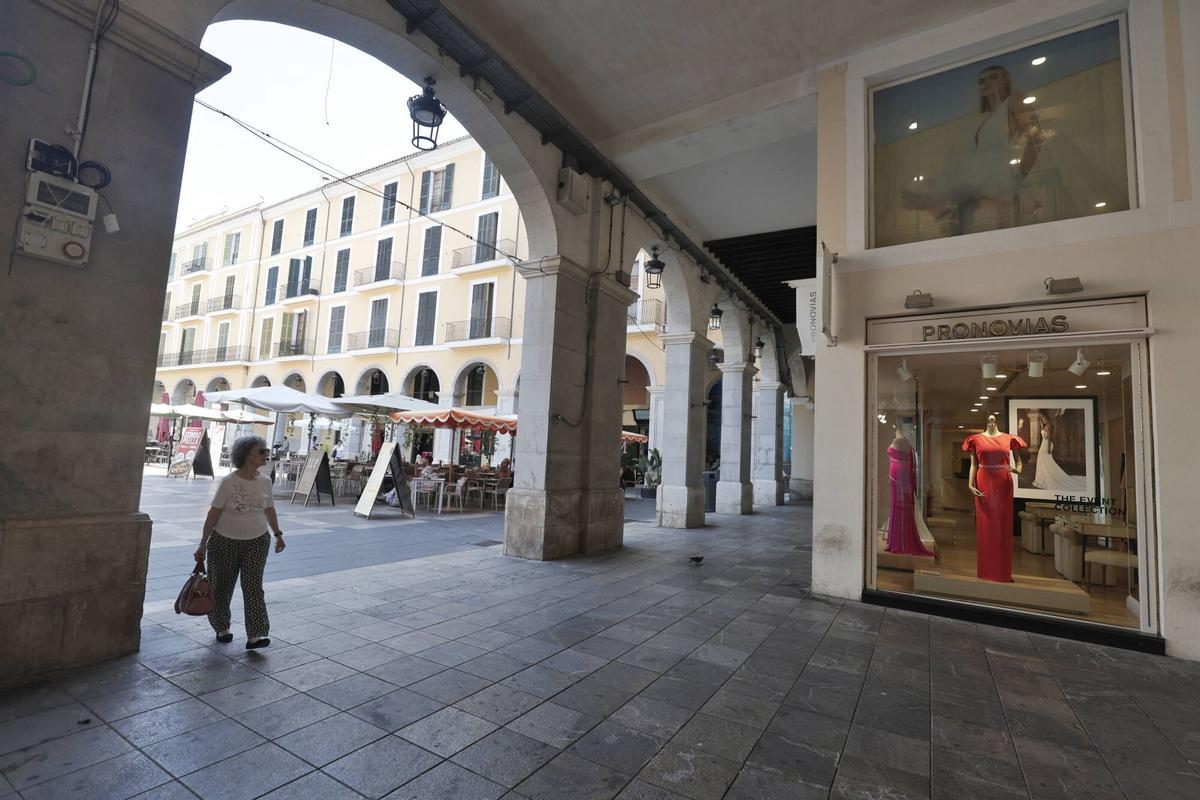 FOTOS | Por qué se conoce a la Plaça Major como la “plaza más oscura de Palma”