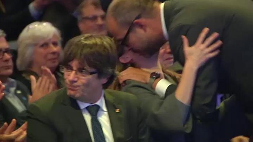 Puigdemont carga contra la UE y España en Bruselas