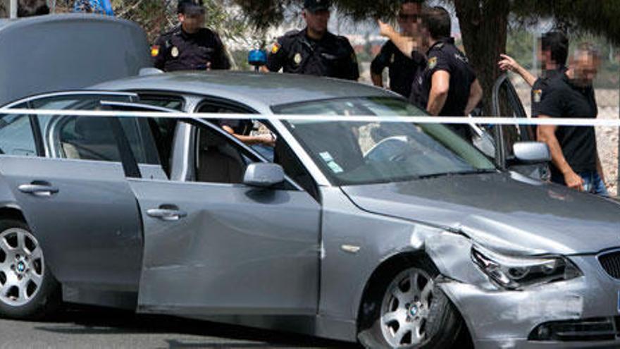 Dos detenidos tras un tiroteo durante una persecución policial desde Benidorm