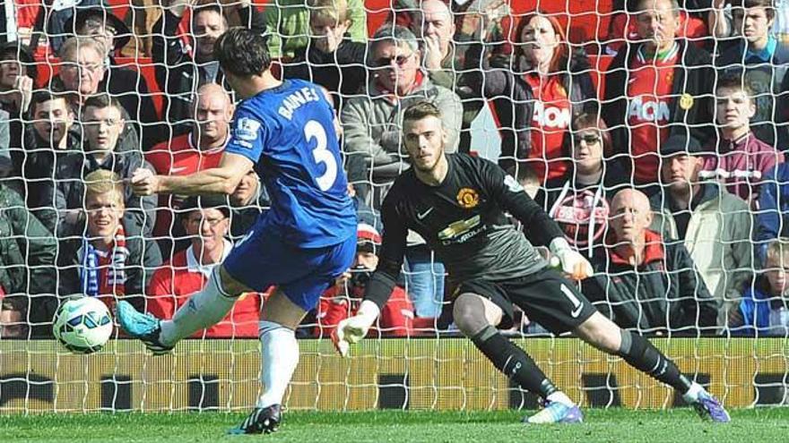 David De Gea defiende la porteria del United.