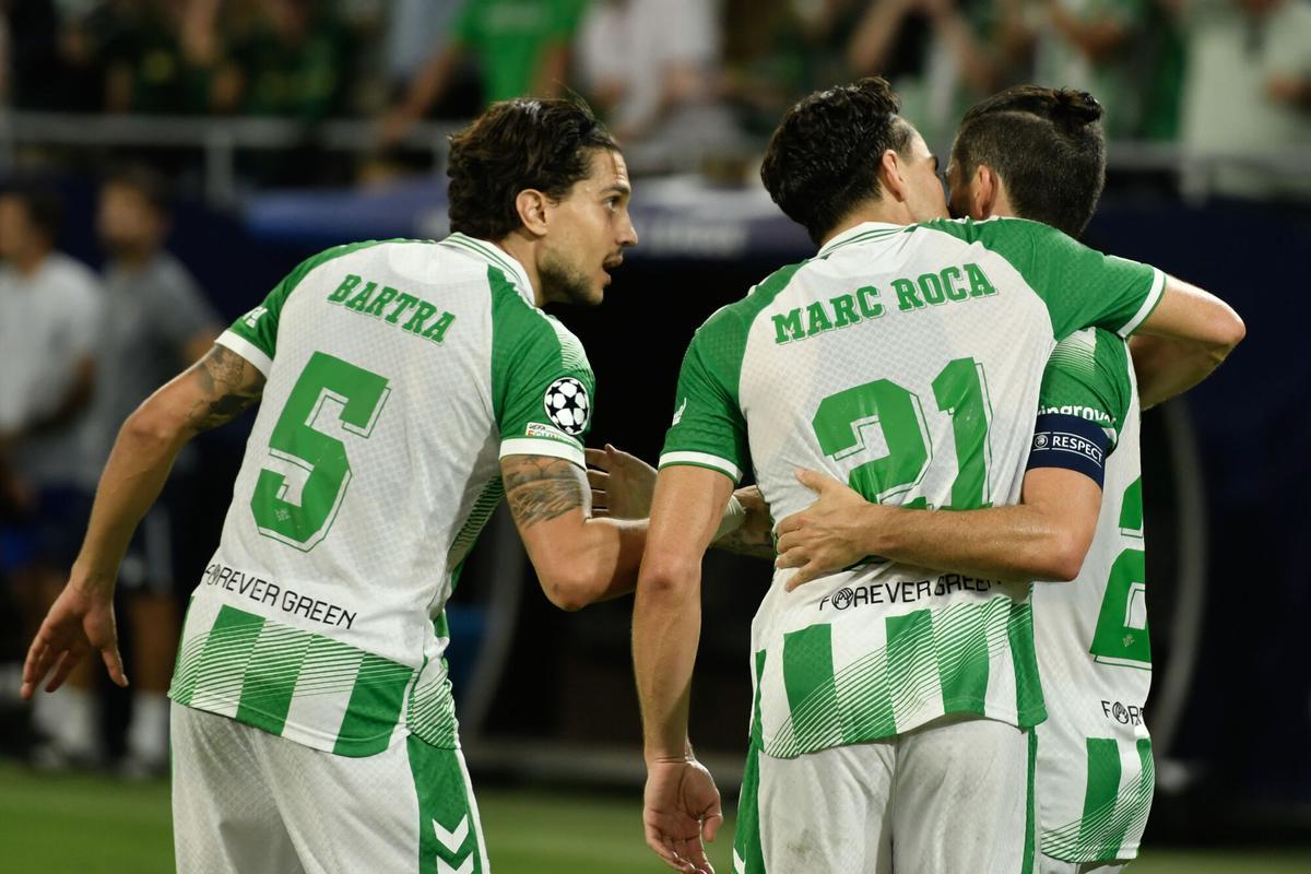 Una imagen del Real Betis - Oporto. Una imagen del Real Betis - Oporto.