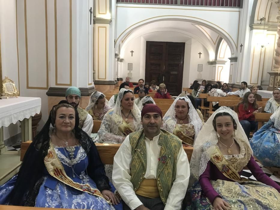 Falleros de Mendizábal en la Ermita de Sant Roc en Burjassot el dia de Sant Josep