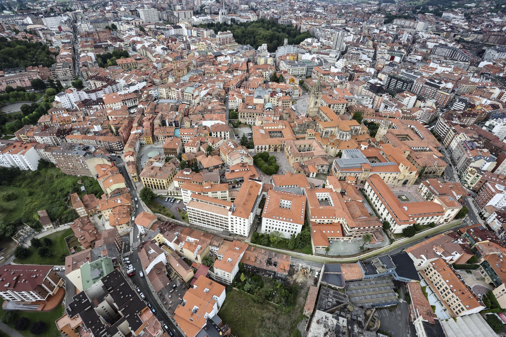 Las mejores imágenes de Oviedo desde el aire