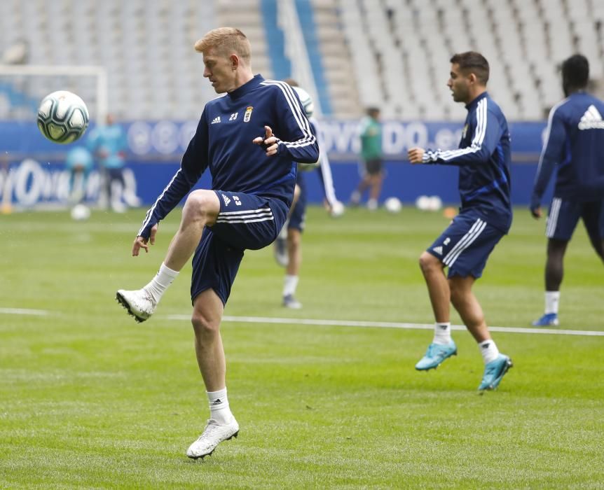 Entrenamiento del Oviedo en El Tartiere