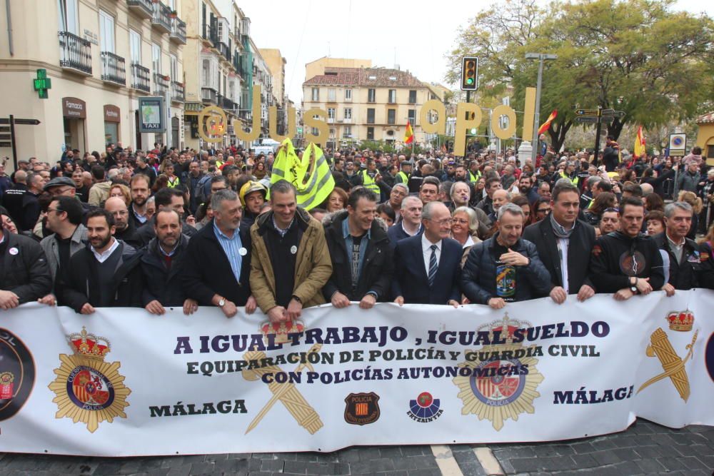 Manifestación de Jusapol en Málaga