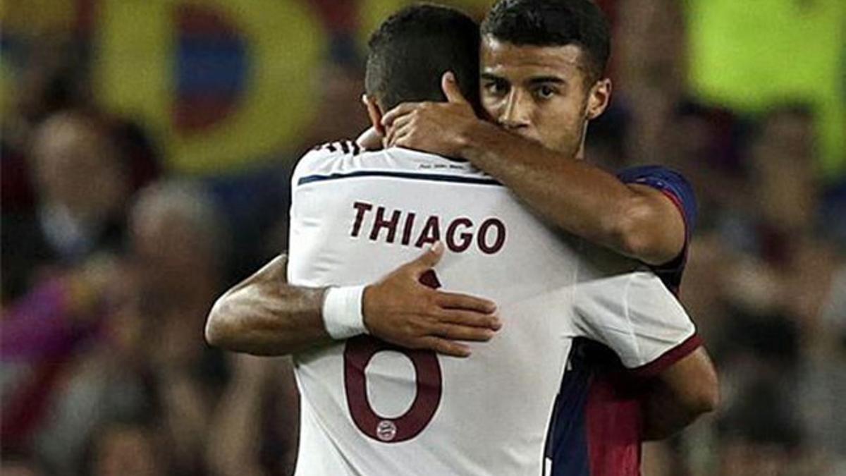 Thiago y Rafinha son hermanos y también muy buenos amigos