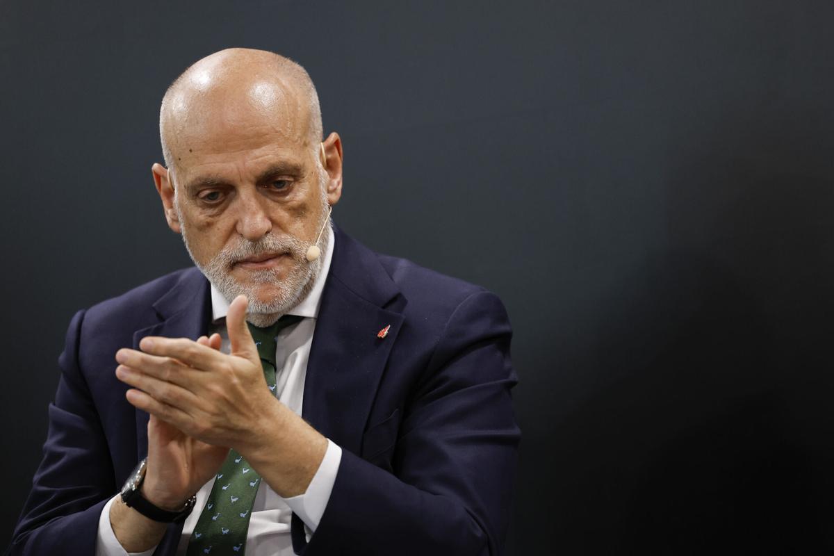 El presidente de LaLiga, Javier Tebas.