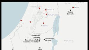 Gráficos y mapas de la escalada de tensión entre Irán e Israel