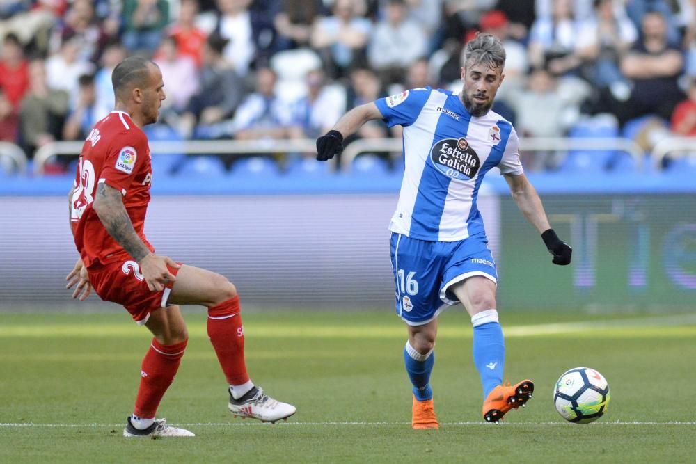 El Dépor no pasa del empate ante el Sevilla