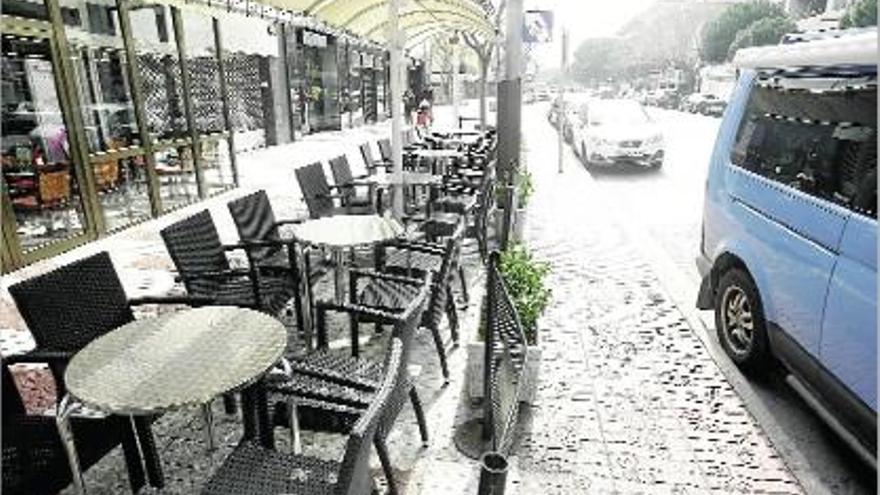 Més terrasses i menys zones blaves a l&#039;estiu a Platja d&#039;Aro