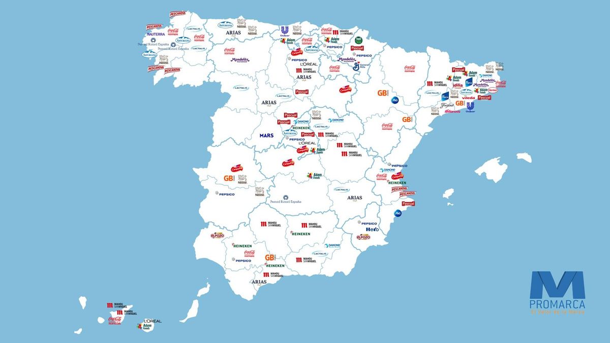 MAPA Promarca provincias
