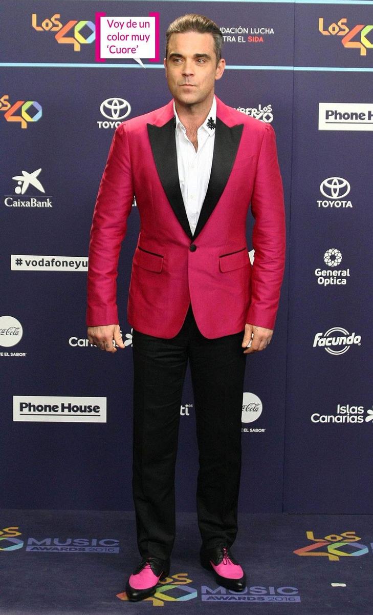 Robbie Williams, en Los 40 Music Awards