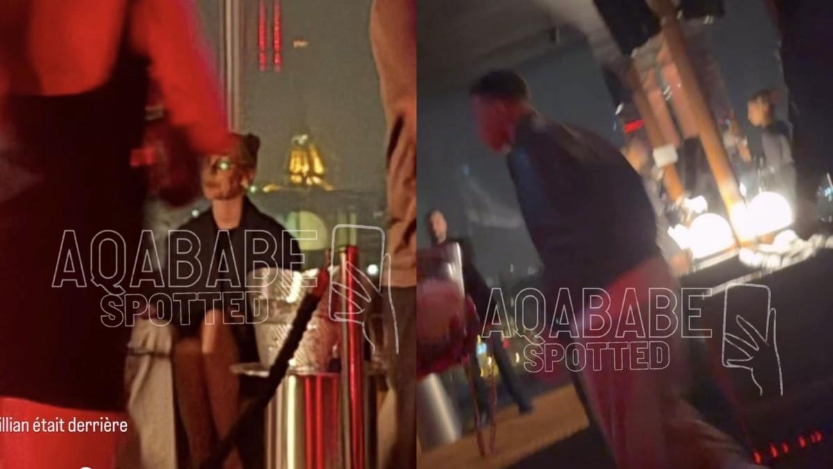 Juntos en el mismo restaurante de París