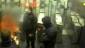 La detenció de Raúl A. G. al metro.