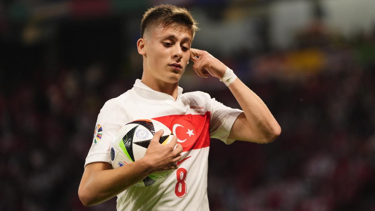 Arda Güler hizo historia en la Eurocopa al asistir al segundo gol de Merih Demiral frente a Austria (1-2)