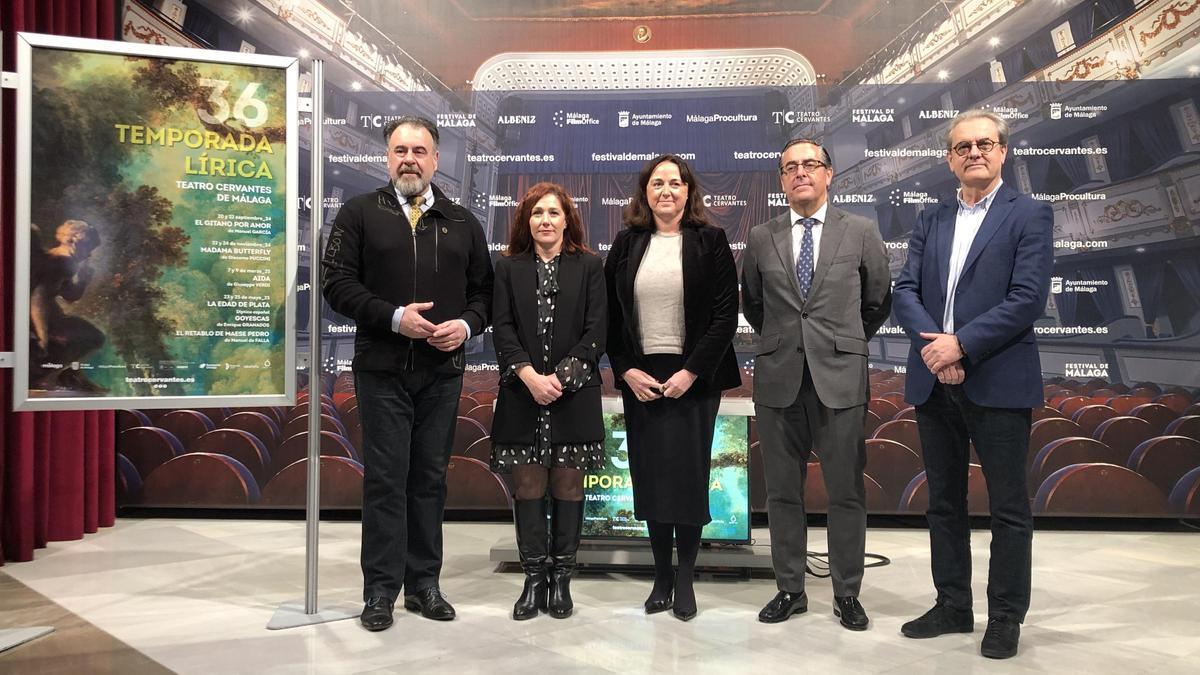 Presentación del proyecto, en el Salón Rossini del Teatro Cervantes.