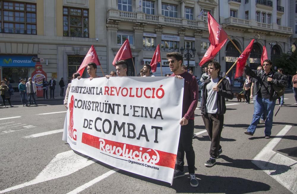 Manifestación del Día del Trabajo en València