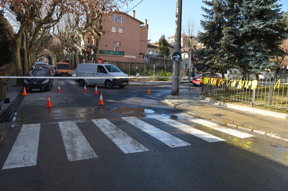 Inundació al Teatre Municipal de Berga