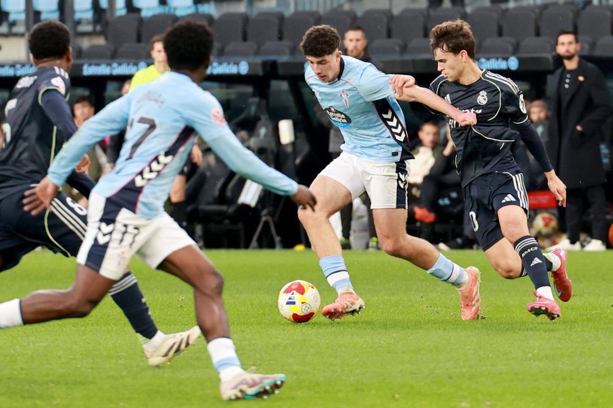 El Celta Fortuna se impone al Real Madrid Castilla en Balaídos
