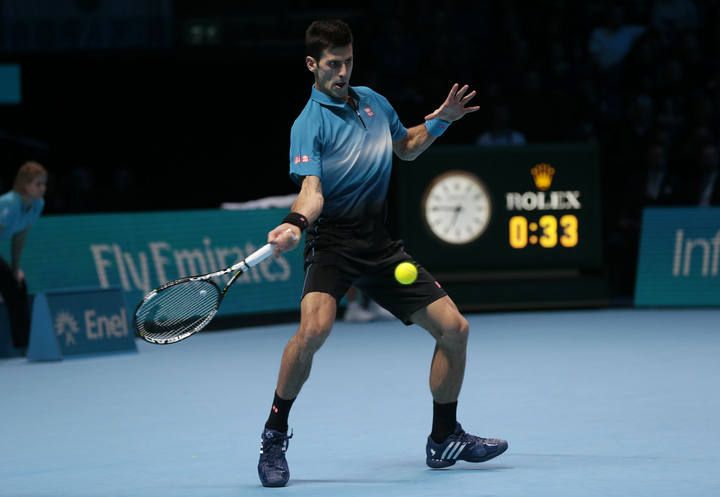 Imágenes de la final del Masters, con triunfo de Djokovic