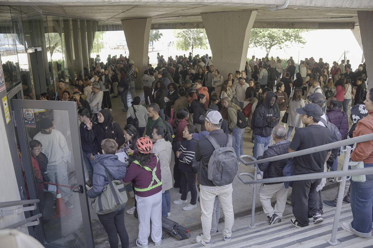 El reparto de turnos disipa los nervios en la cola para obtener el informe de vulnerabilidad en Palma: "Está mucho mejor organizado que ayer"