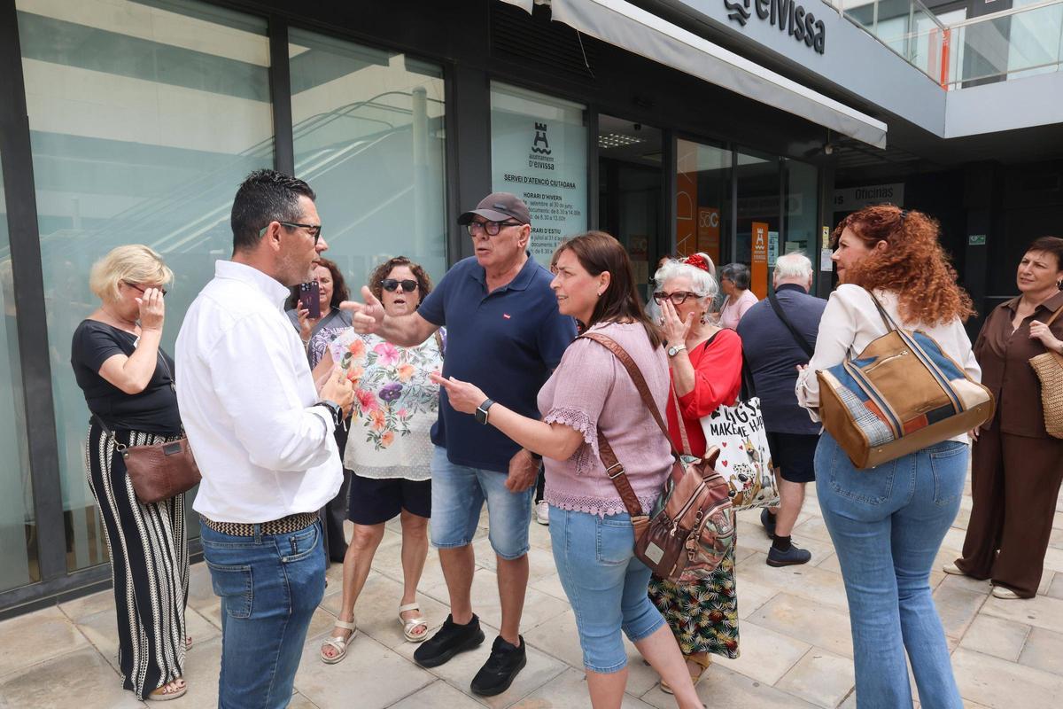La movilización de los vecinos de Ibiza en contra del microparking en sa Real, en imágenes