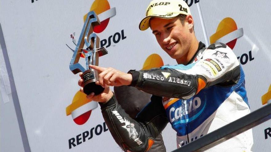 Alejandro Medina, piloto del Cardoso School Team, correrá este domingo en Moto2.