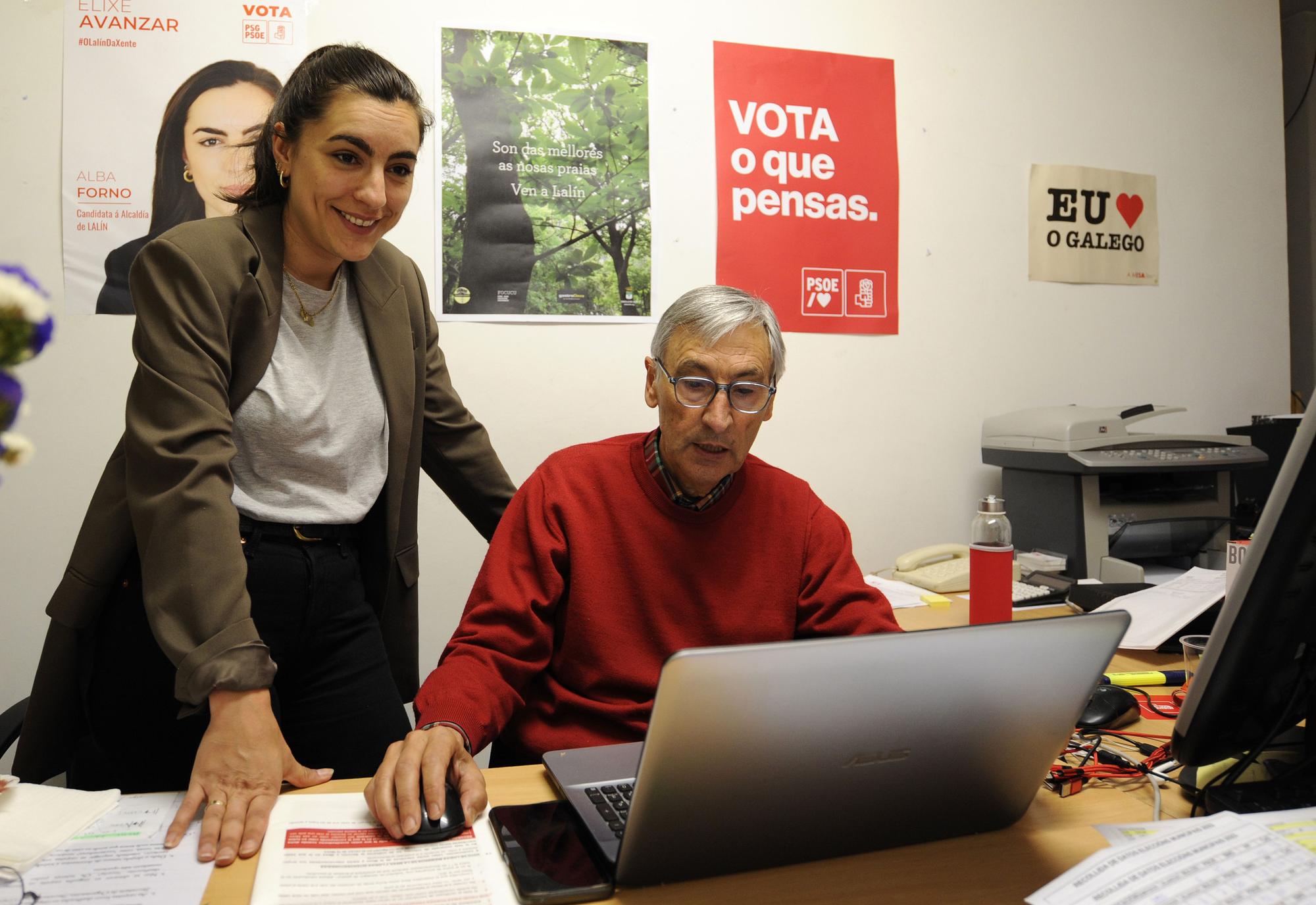 Las mejores imágenes de la jornada electoral en Deza y Tabeirós