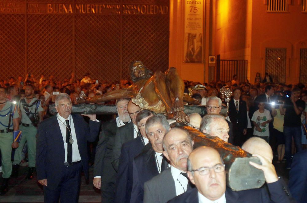 Vía crucis con el Cristo de la Buena Muerte