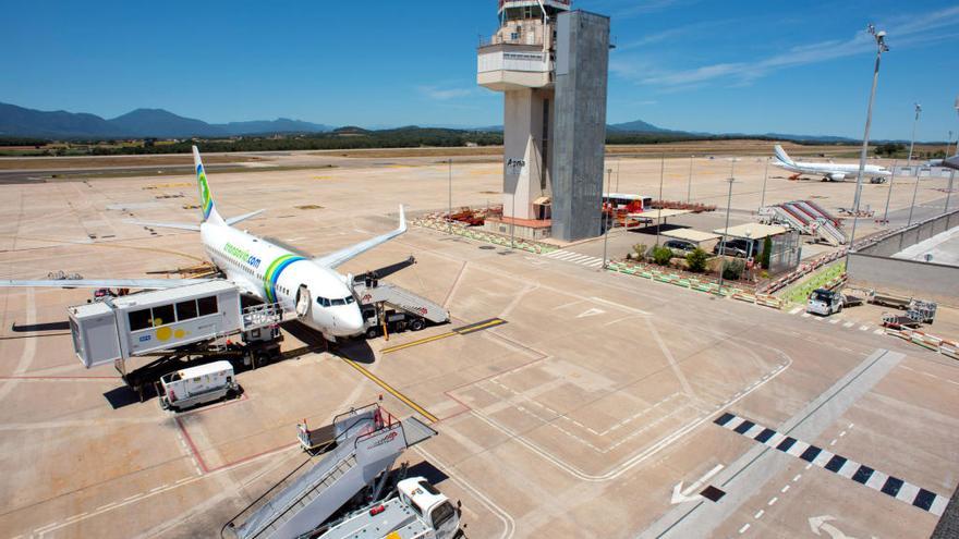 Imatge general de la plataforma de l&#039;Aeroport de Girona