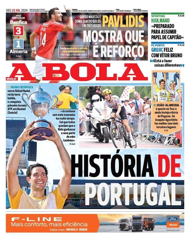 Las portadas de la prensa deportiva de hoy, lunes 22 de julio