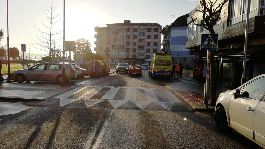 Una mujer herida en el segundo atropello del año en un paso de peatones de Moaña