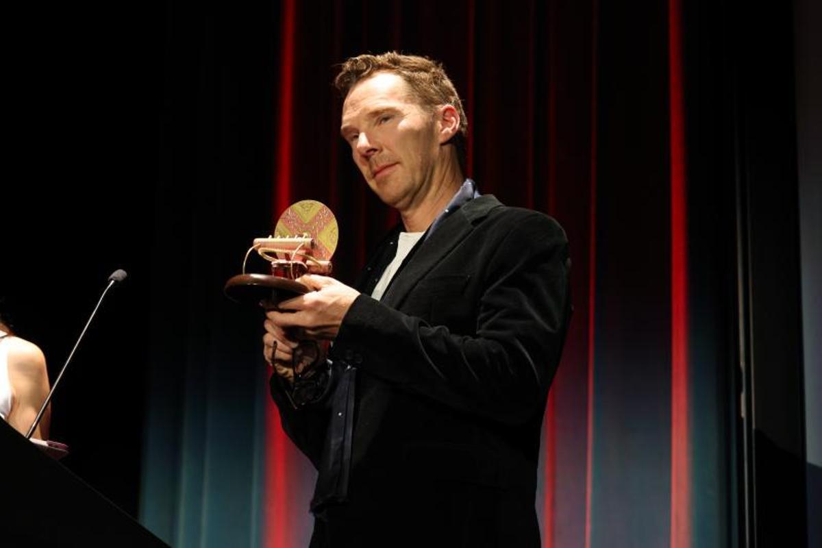 El actor Benedict Cumberbatch ovacionado en Sitges