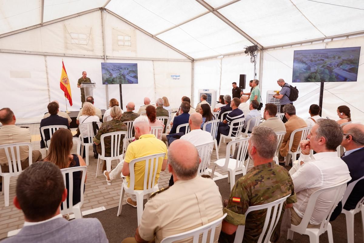 El Ejército recepciona las obras de urbanización de la Base Logística