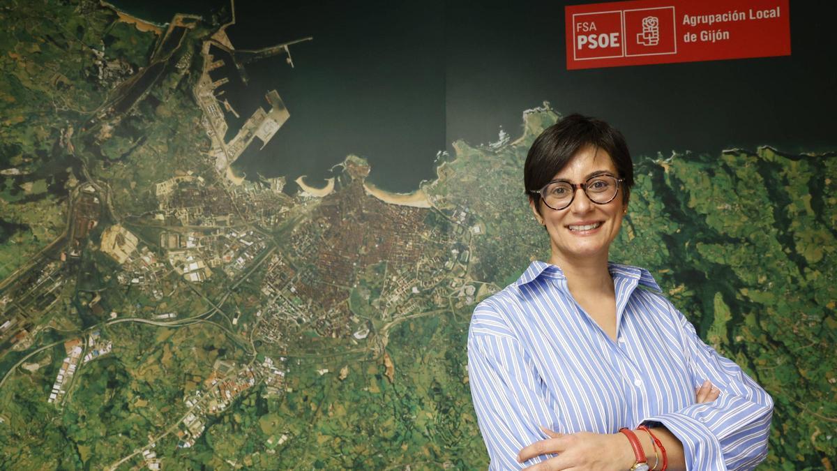 Isabel Rodríguez, ministra de Vivienda, este viernes en Gijón. | ÁNGEL GONZÁLEZ