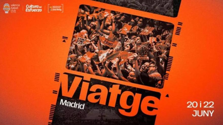 El Valencia Basket organiza viaje a Madrid para los dos primeros partidos de la final de la Liga Endesa