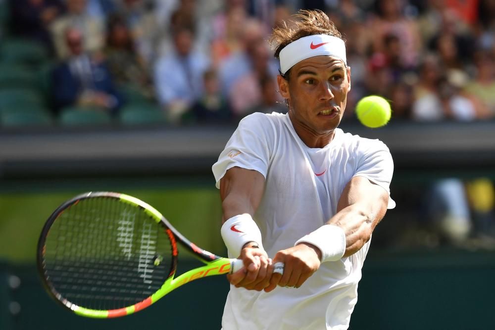 El debut de Nadal en Wimbledon, en imágenes