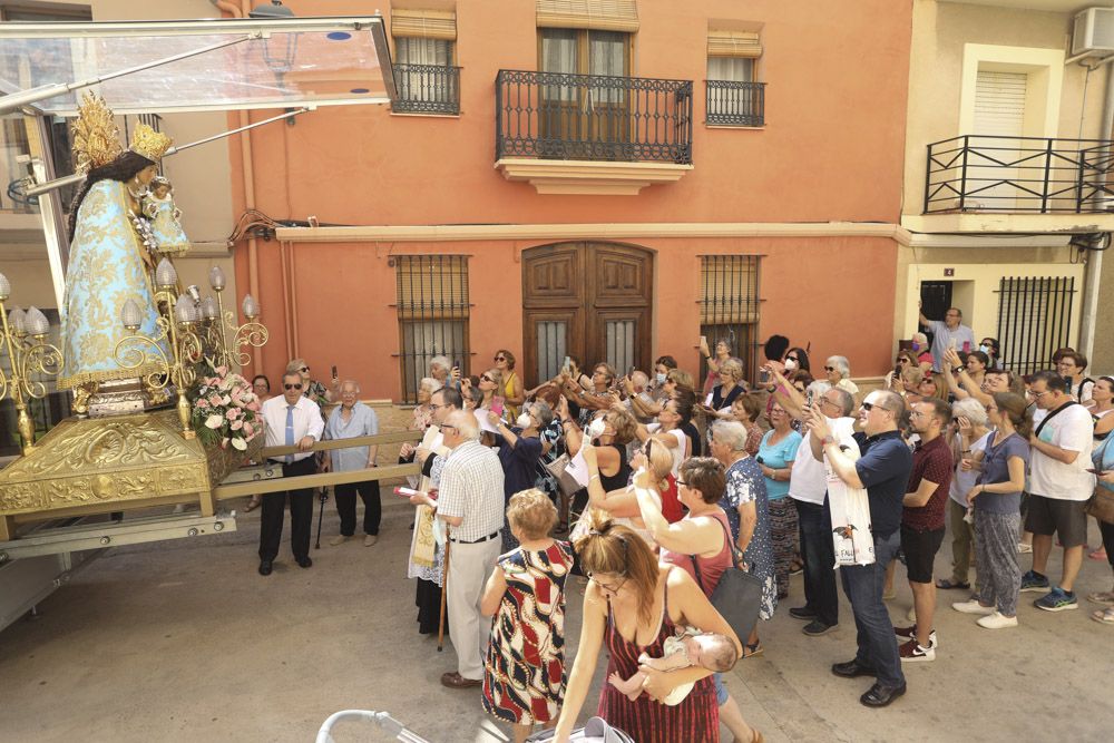 La Peregrina visita los pueblos de la Baronía, en El Camp de Morvedre.