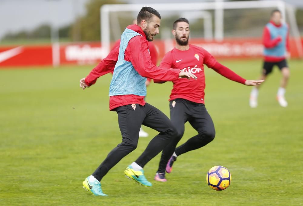 Entrenamiento del Sporting